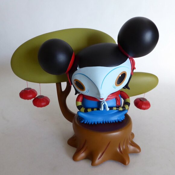 NEW RARE LE 500 2004 7.5” SCARY GIRL TREEDWELLER DESIGNER URBAN VINYL FIGURE - Picture 4 of 16